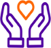 Caring Employee Commitment 2Hands Outline Icon White Bg RGB (1)